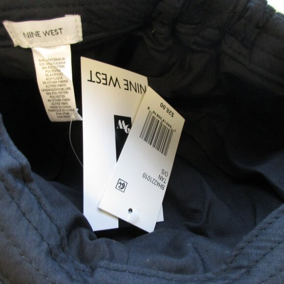 Nine West Women's Newsboy Tan Cap / Hat Wool Polyester One Size NWT - Picture 3 of 3